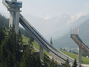 Oberstdorf mit Skisprungschanze